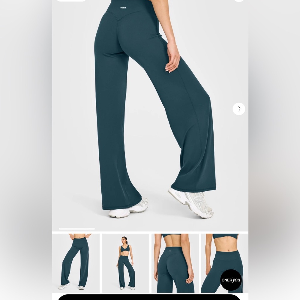 Oner Active Straight Leg Pants in Dark Green